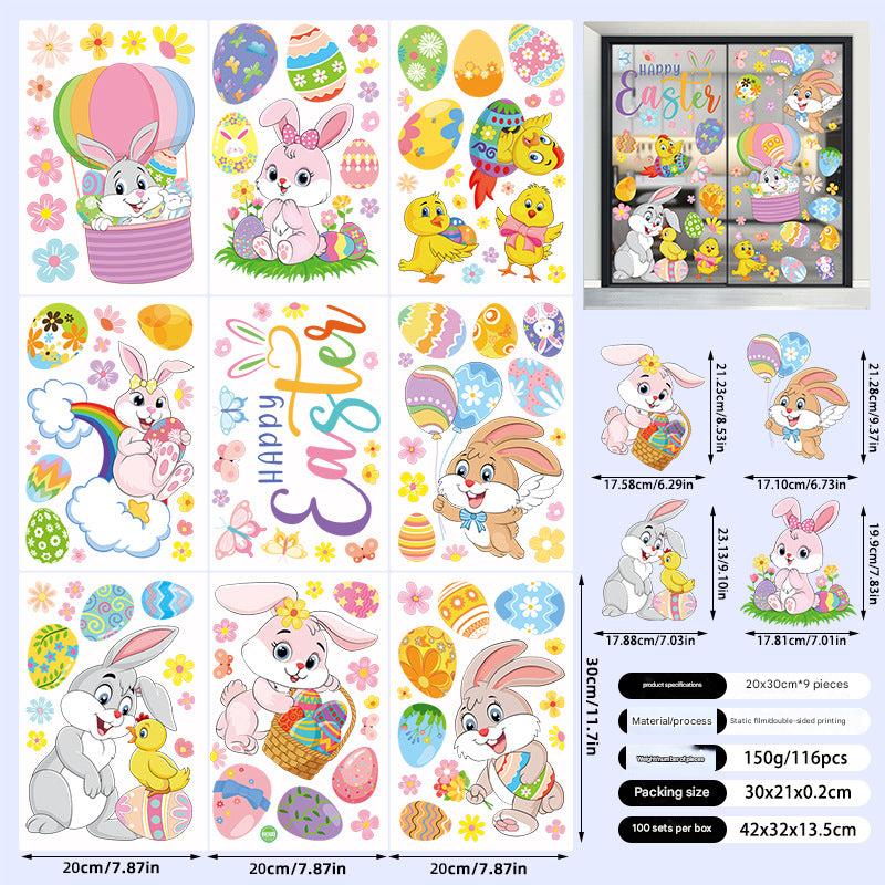 Easter Bunny window sticker design 10