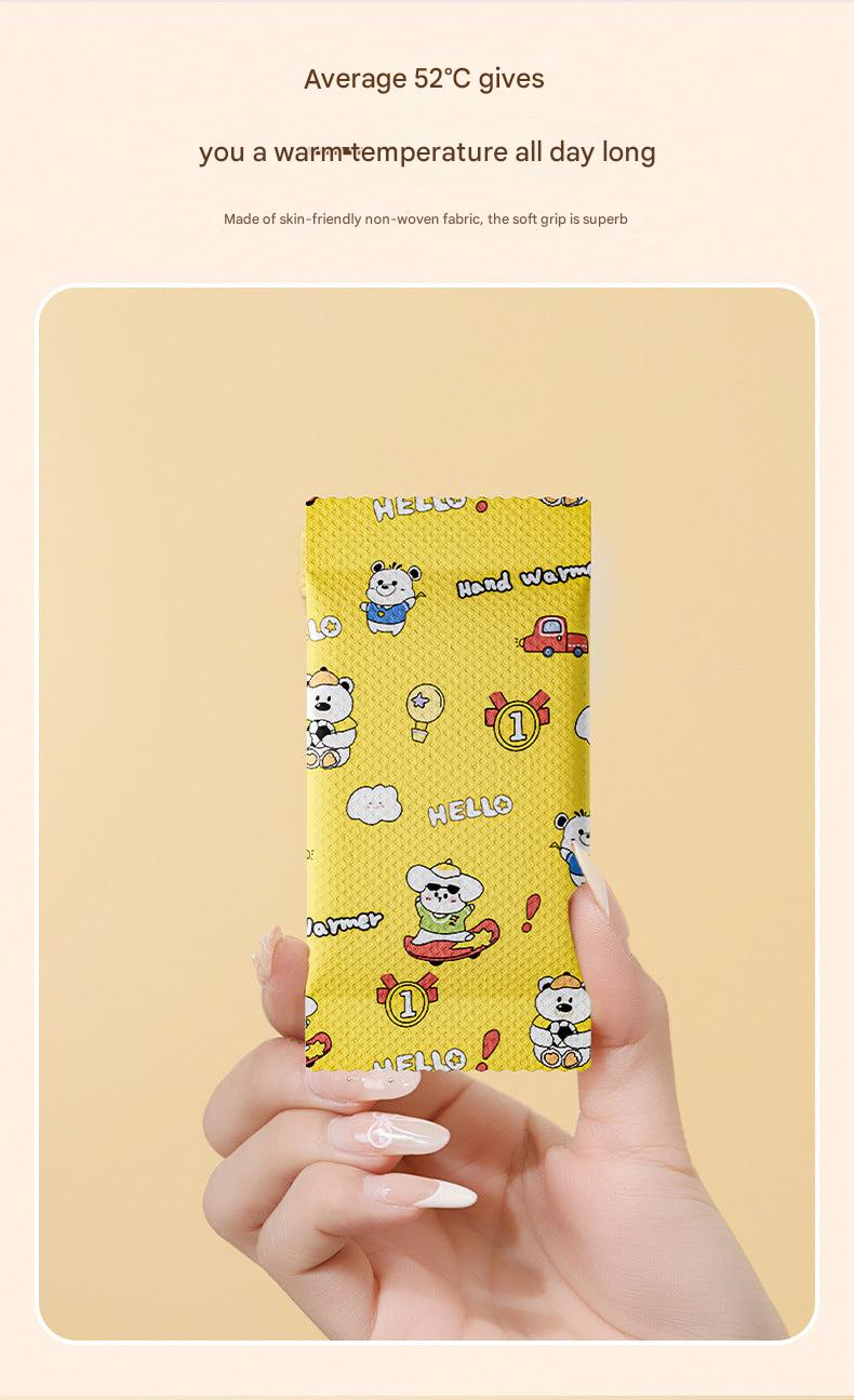 Self-heating hand warmer with mixed patterns image 6