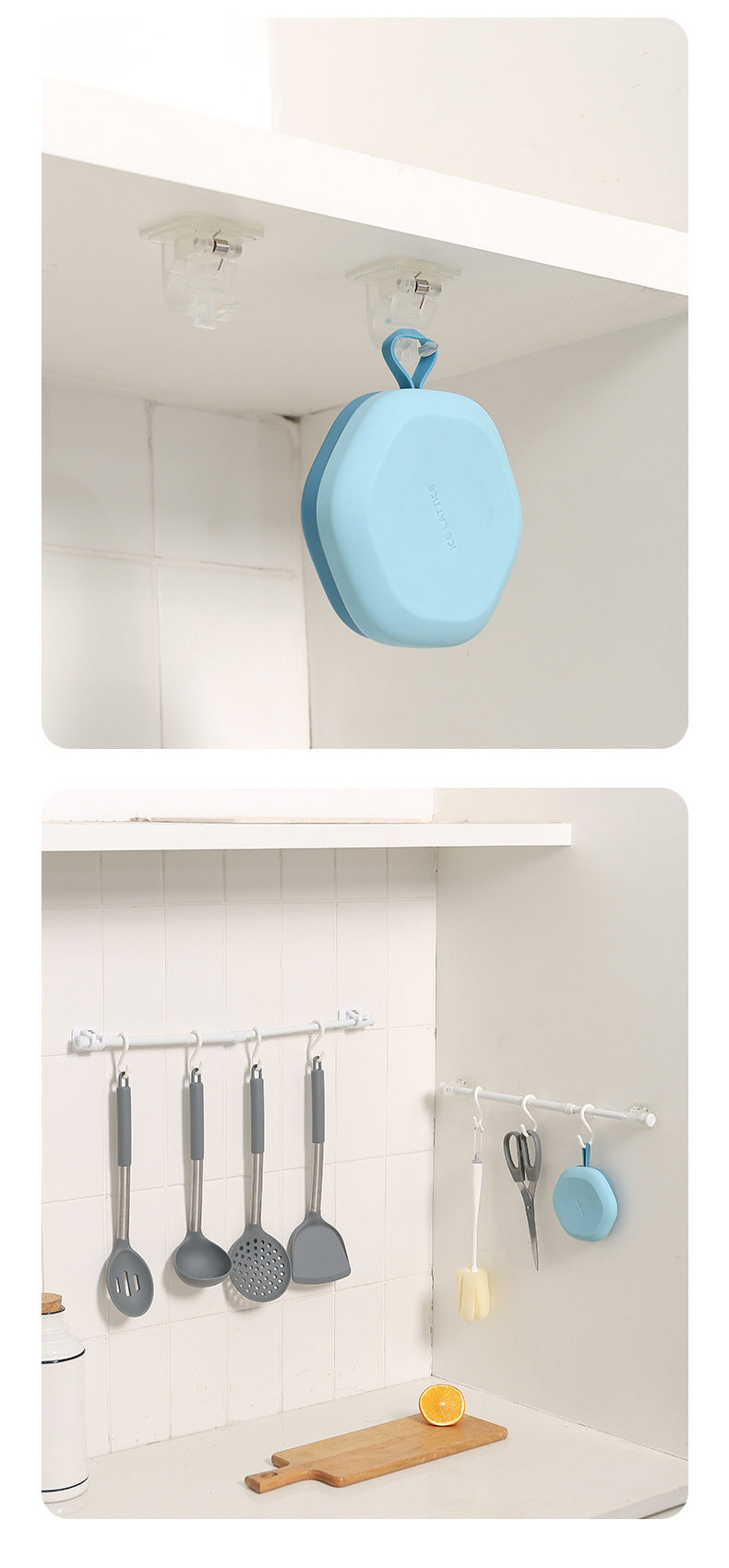 Curtain rod hooks with adjustable length image 2