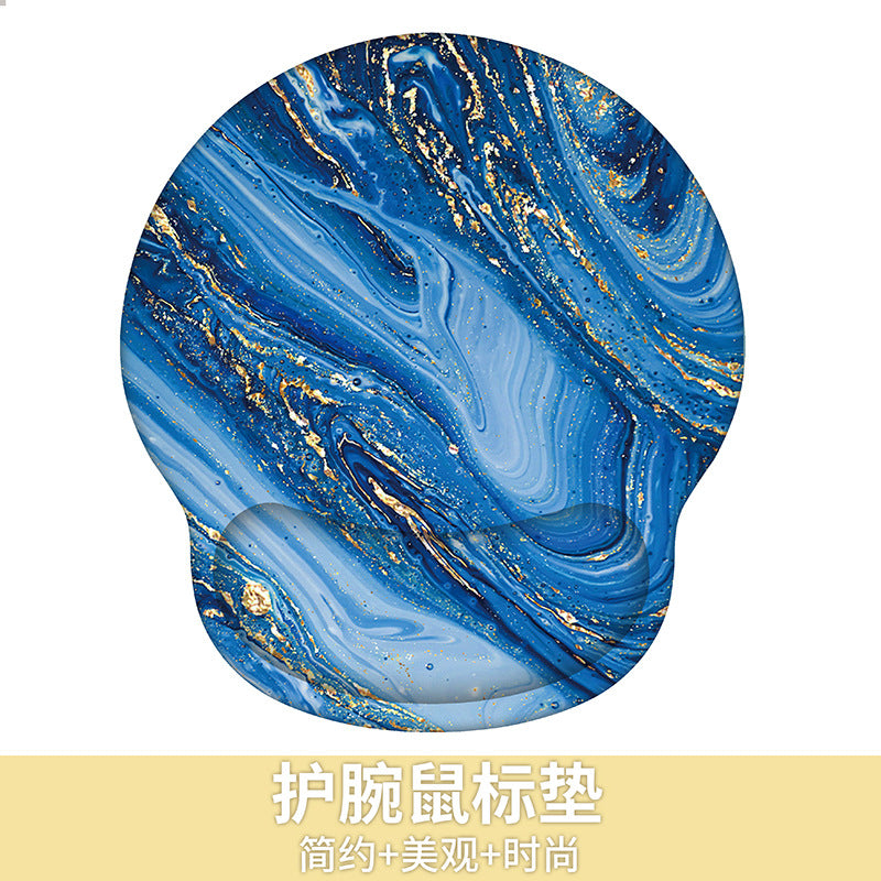 Custom Memory Foam Wrist Support Mouse Pad & Keyboard Rest for Ergonomic Comfort - Vibrant Designs