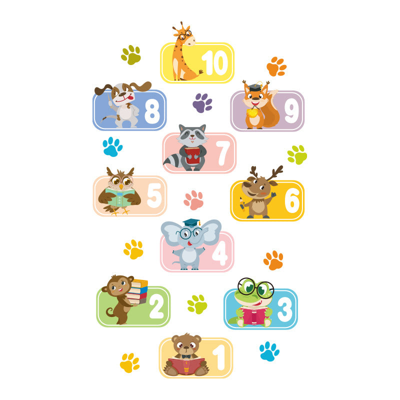 Colorful hopscotch sticker with animals - image 2