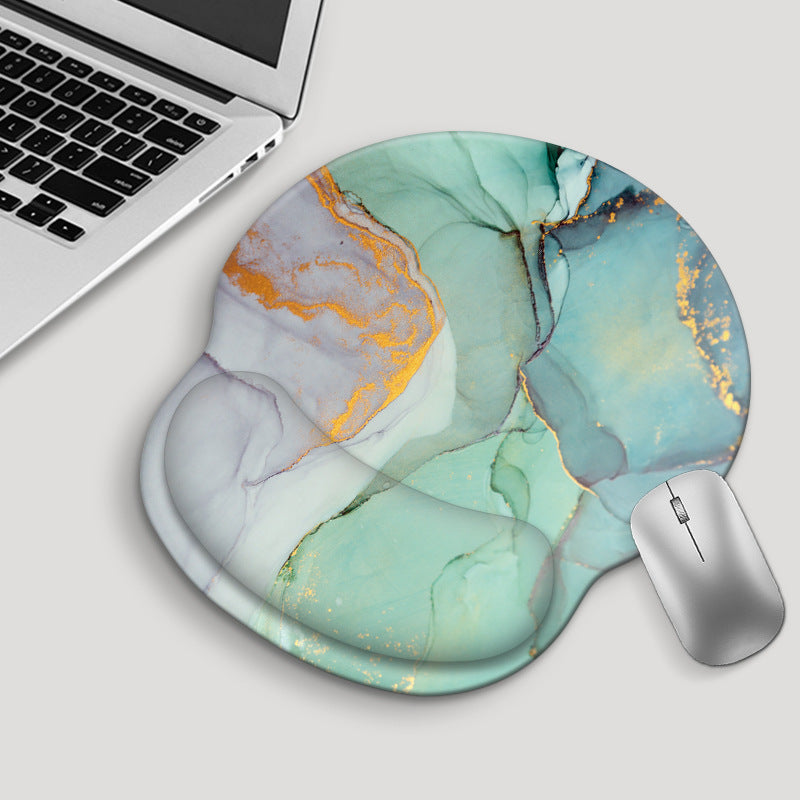 Custom Memory Foam Wrist Support Mouse Pad & Keyboard Rest for Ergonomic Comfort - Vibrant Designs