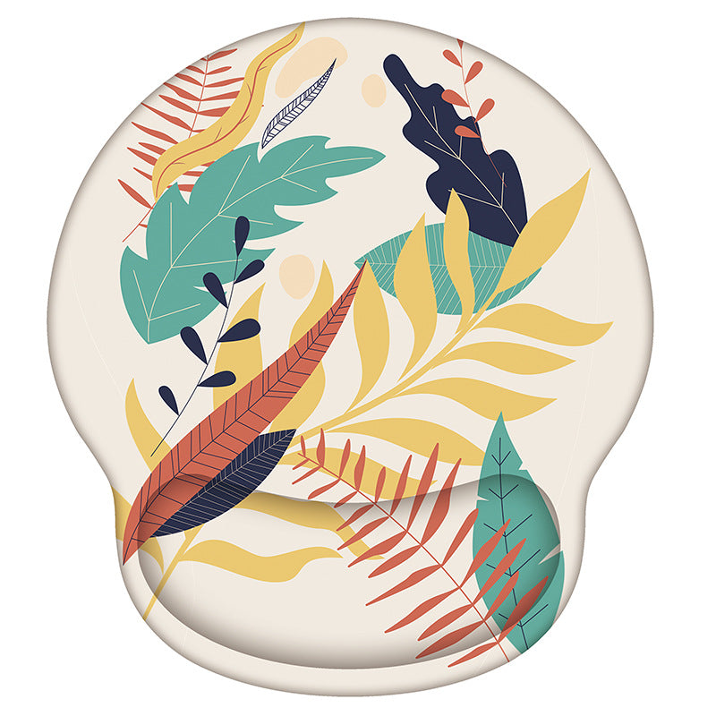 Custom Memory Foam Wrist Support Mouse Pad & Keyboard Rest for Ergonomic Comfort - Vibrant Designs