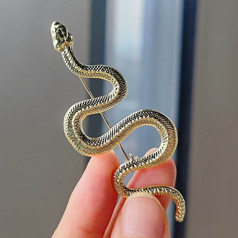 Stylish snake brooch image 6