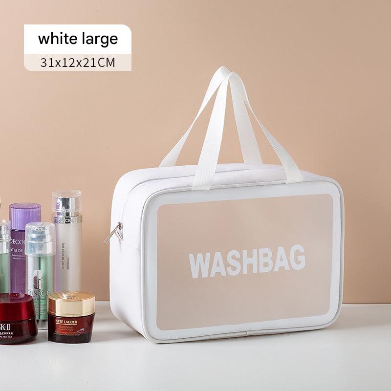 Large Capacity Wet-Dry Toiletry Bag in Black