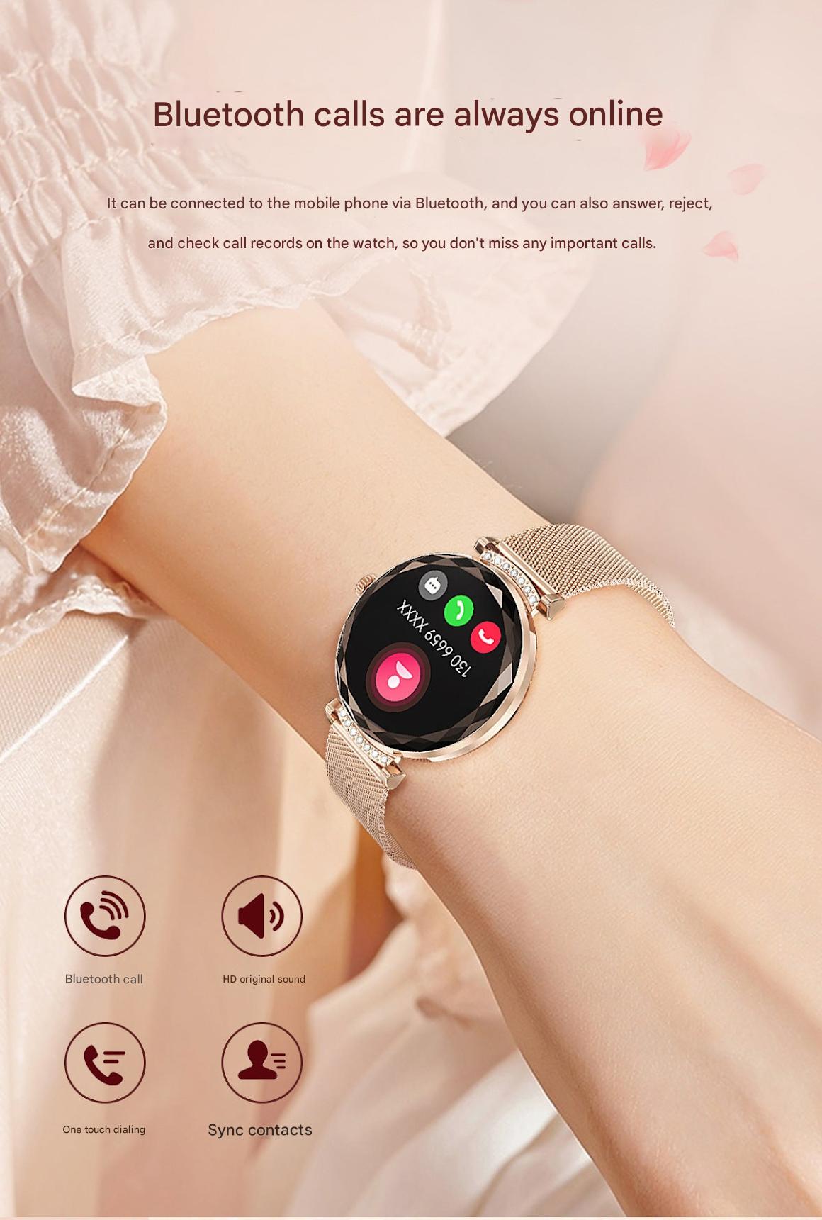 Fashionable waterproof fitness tracker for women