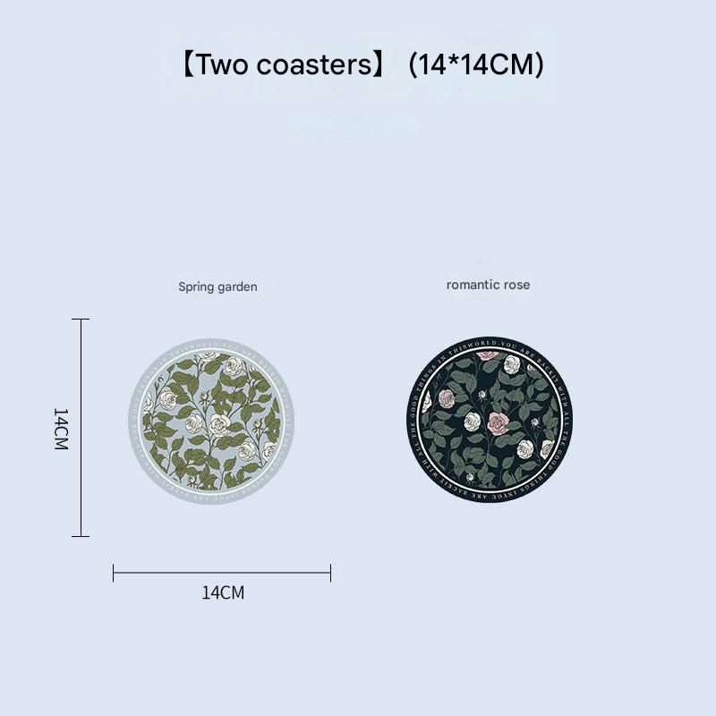 Elegant round kitchen table mat