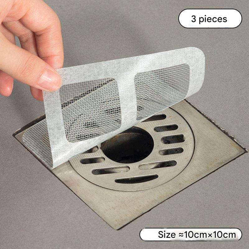 Disposable drain filter mat for kitchen