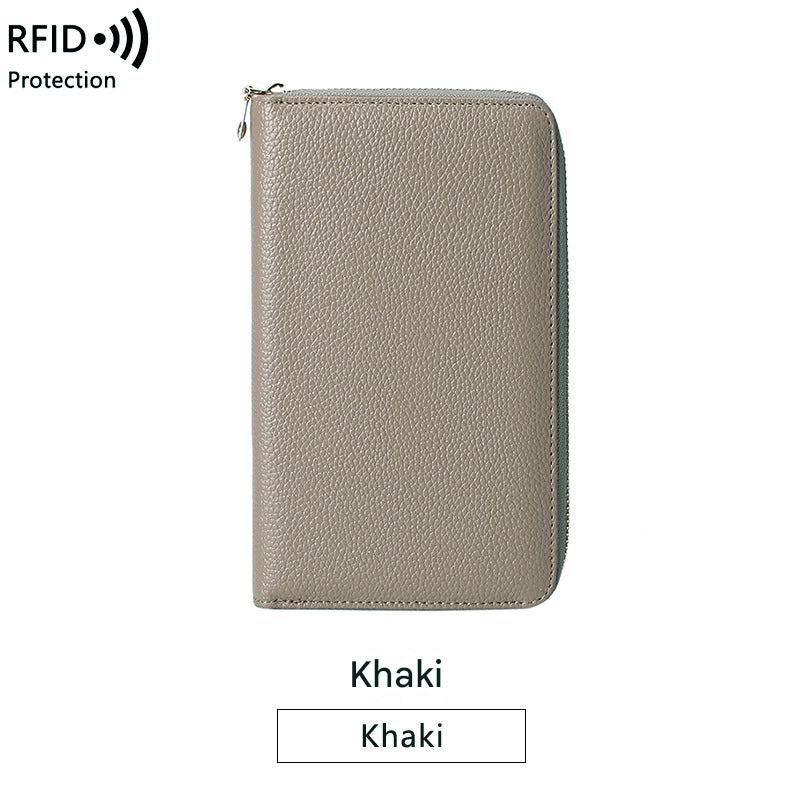 Premium RFID Leather Passport Holder Image 8