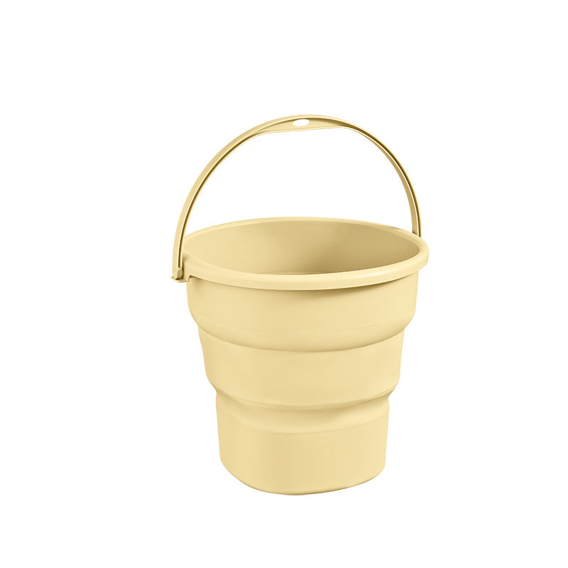 Durable camping bucket close-up