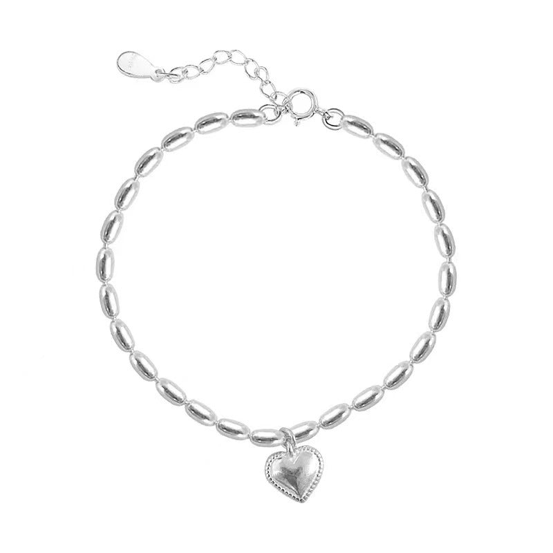 Minimalist design heart bracelet image 2