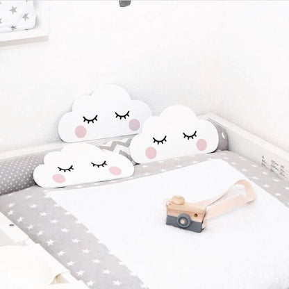 Cloud themed wall sticker