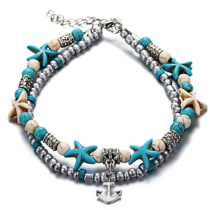 durable double-layer ankle bracelet