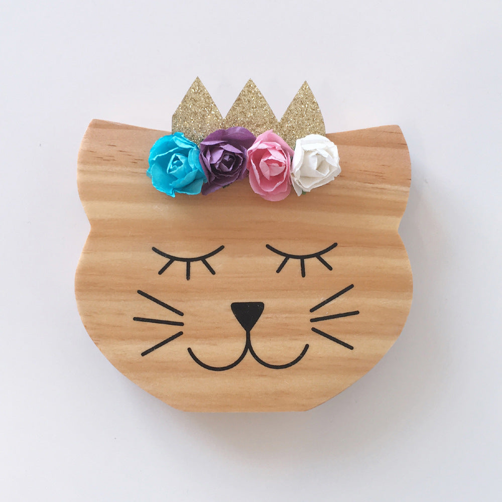 Scandinavian wooden bear figurine
