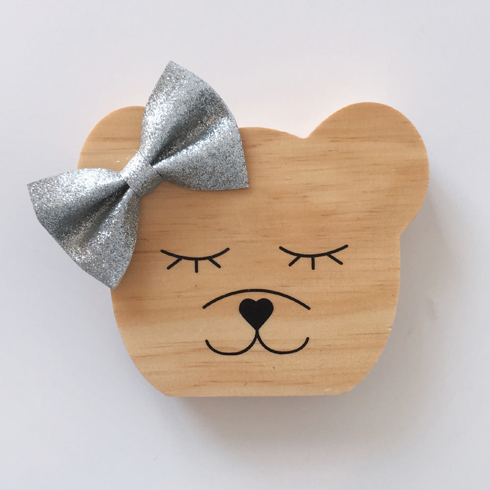 Scandinavian wooden bear figurine