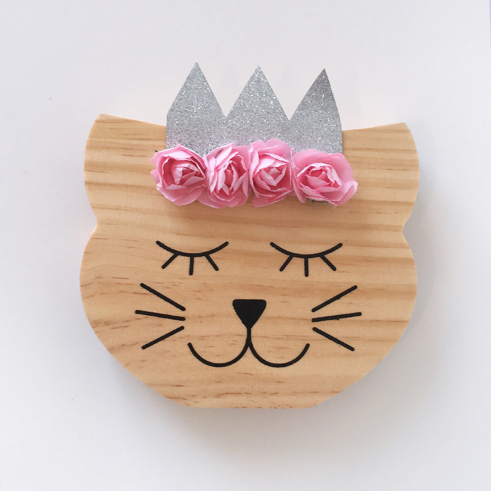 Scandinavian wooden fox figurine