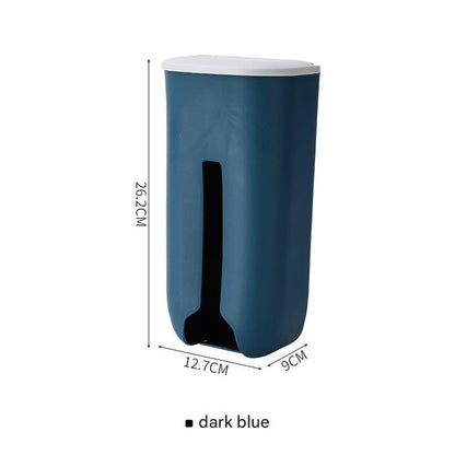 Stylish waste bag dispenser in living room