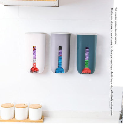 Plastic trash storage box for easy access