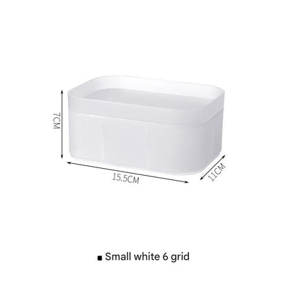 stackable plastic organizer box image 4