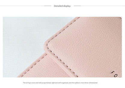 Stylish women's wallet with two-fold design