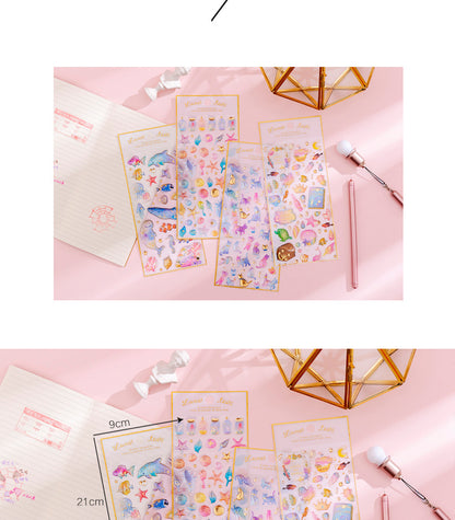 kids crafting sticker collection image