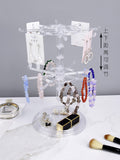 2# 2-tier Transparent Rod Hanging Rack (Pack of 1)