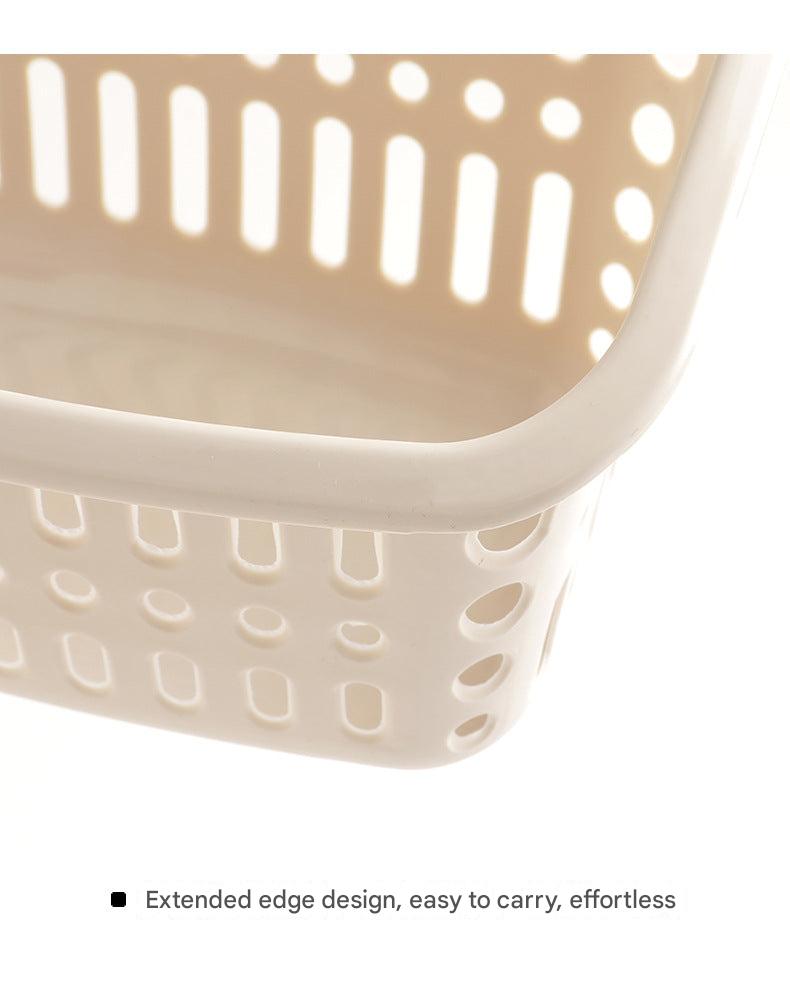 Versatile storage basket for toiletries and cosmetics