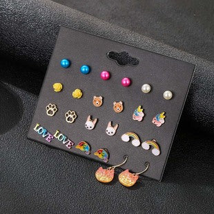 Colorful Animal Earrings 1