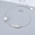 Platinum Color Empty Setting Bracelet
