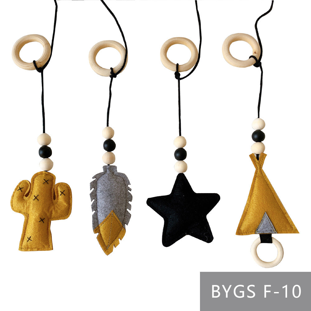 soft felt decoration for active playroom