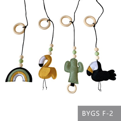 soft felt decoration for active playroom
