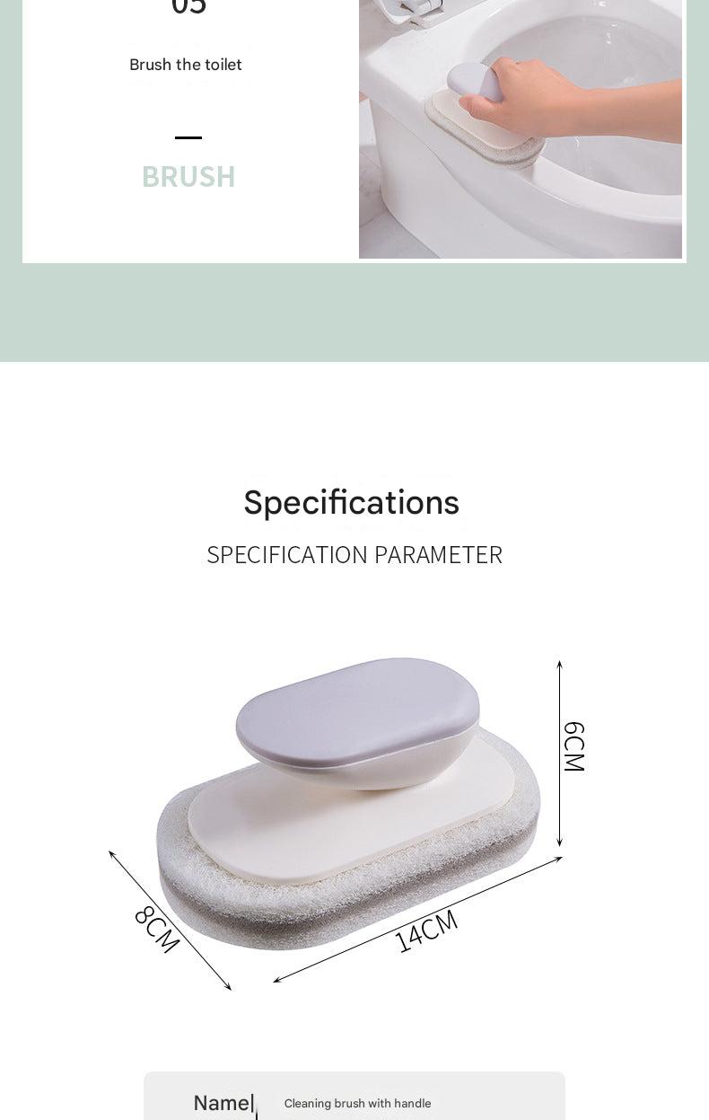 Cleaning brush with ergonomic grip design for comfort