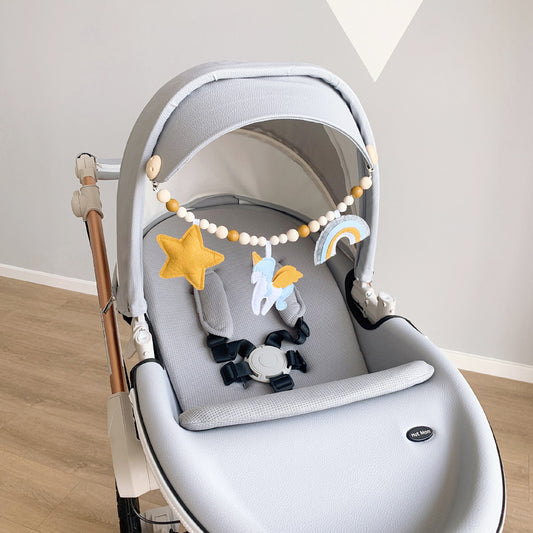 Stylish pacifier clip and teething accessory