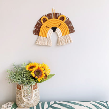 Nordic style woven decor for playroom