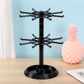 2 Tier Rod Hanging Rack - Black (Pack of 1)
