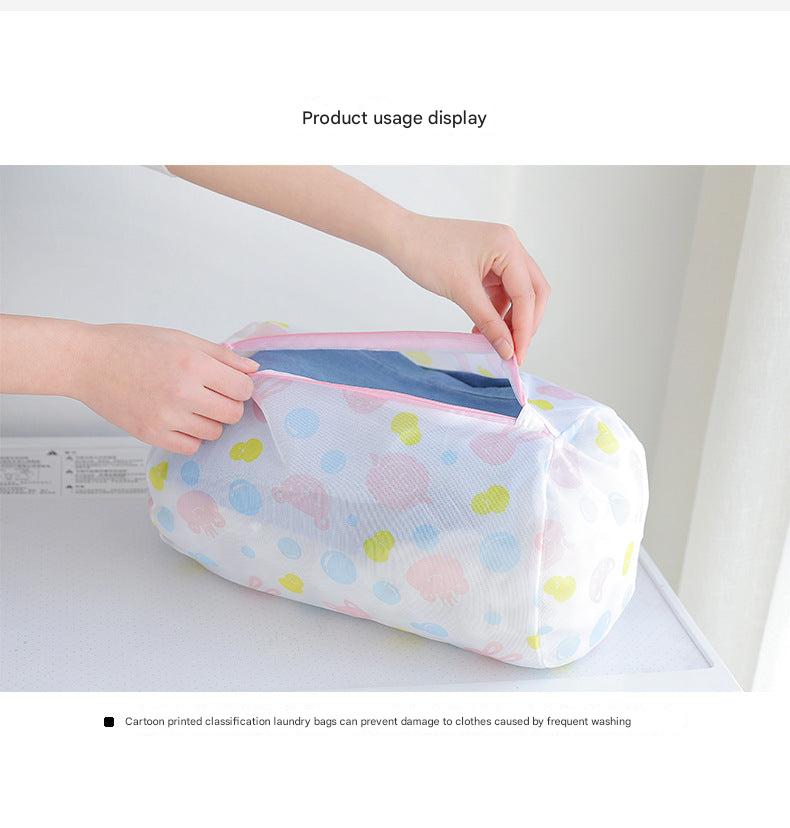 Durable cartoon print laundry bag 5