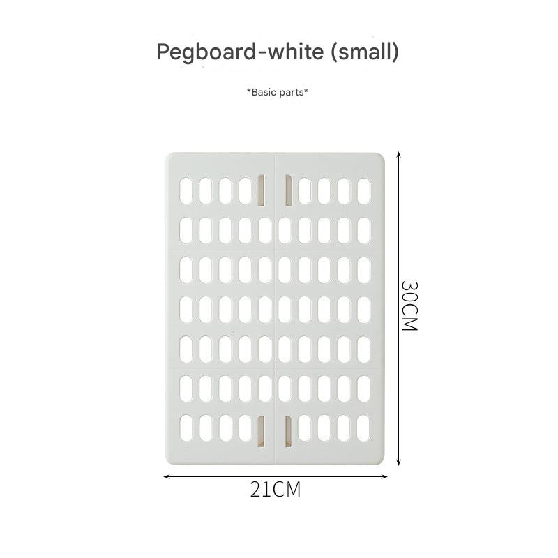 gray storage shelf for bathroom essentials