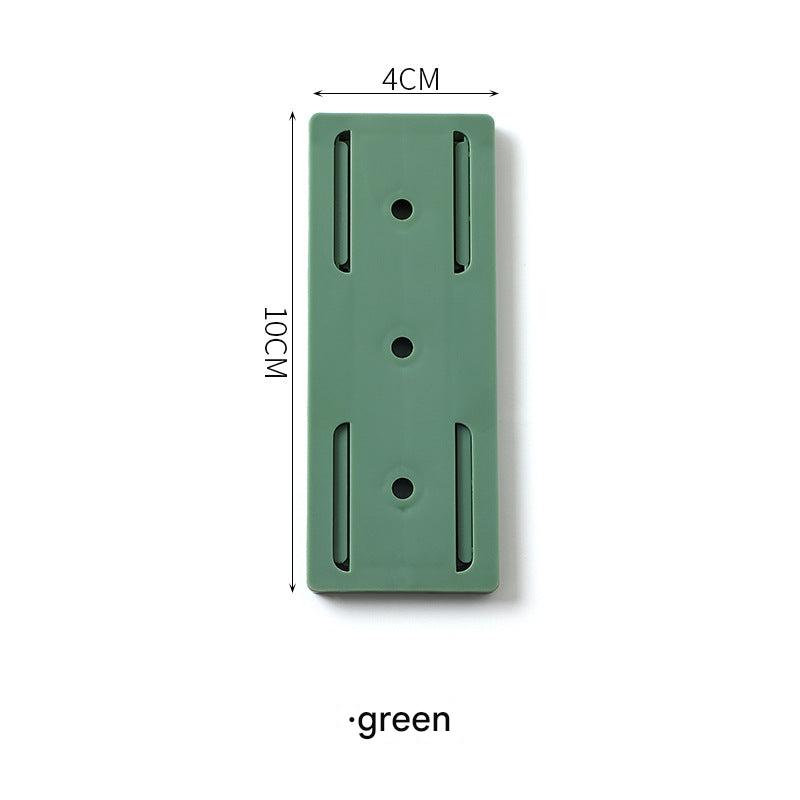 white power strip holder in use without screws