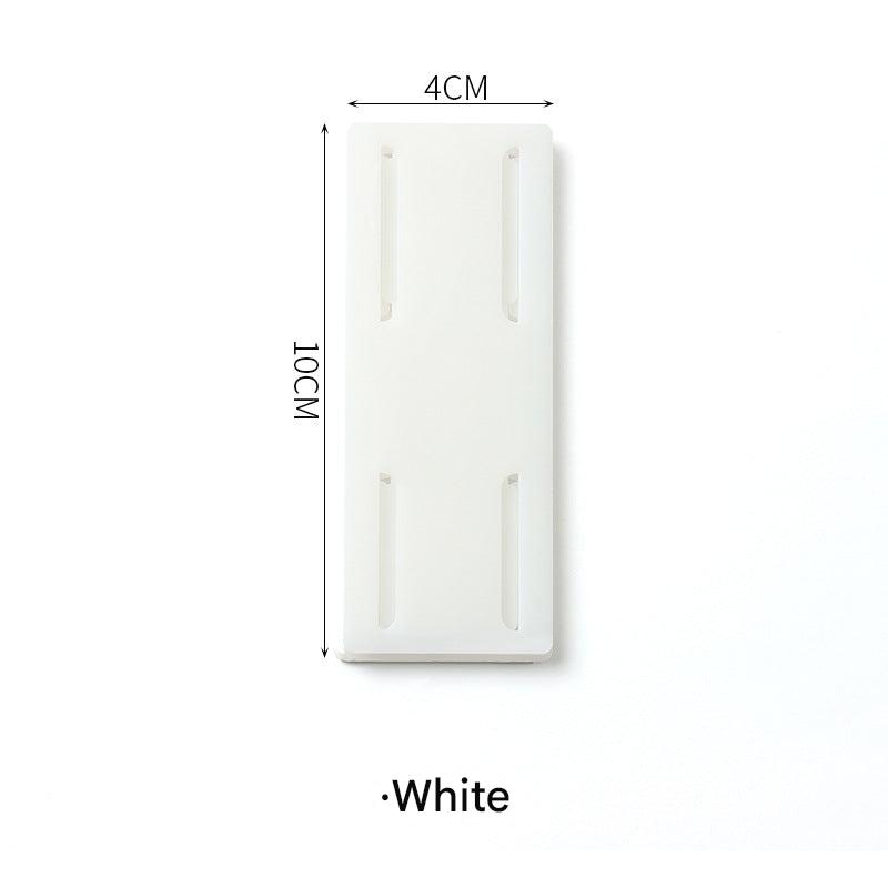 power strip securely held in no-drill holder
