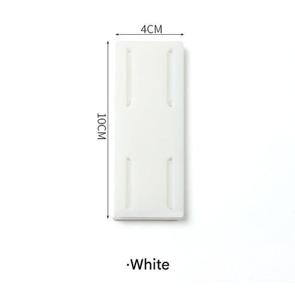 power strip securely held in no-drill holder