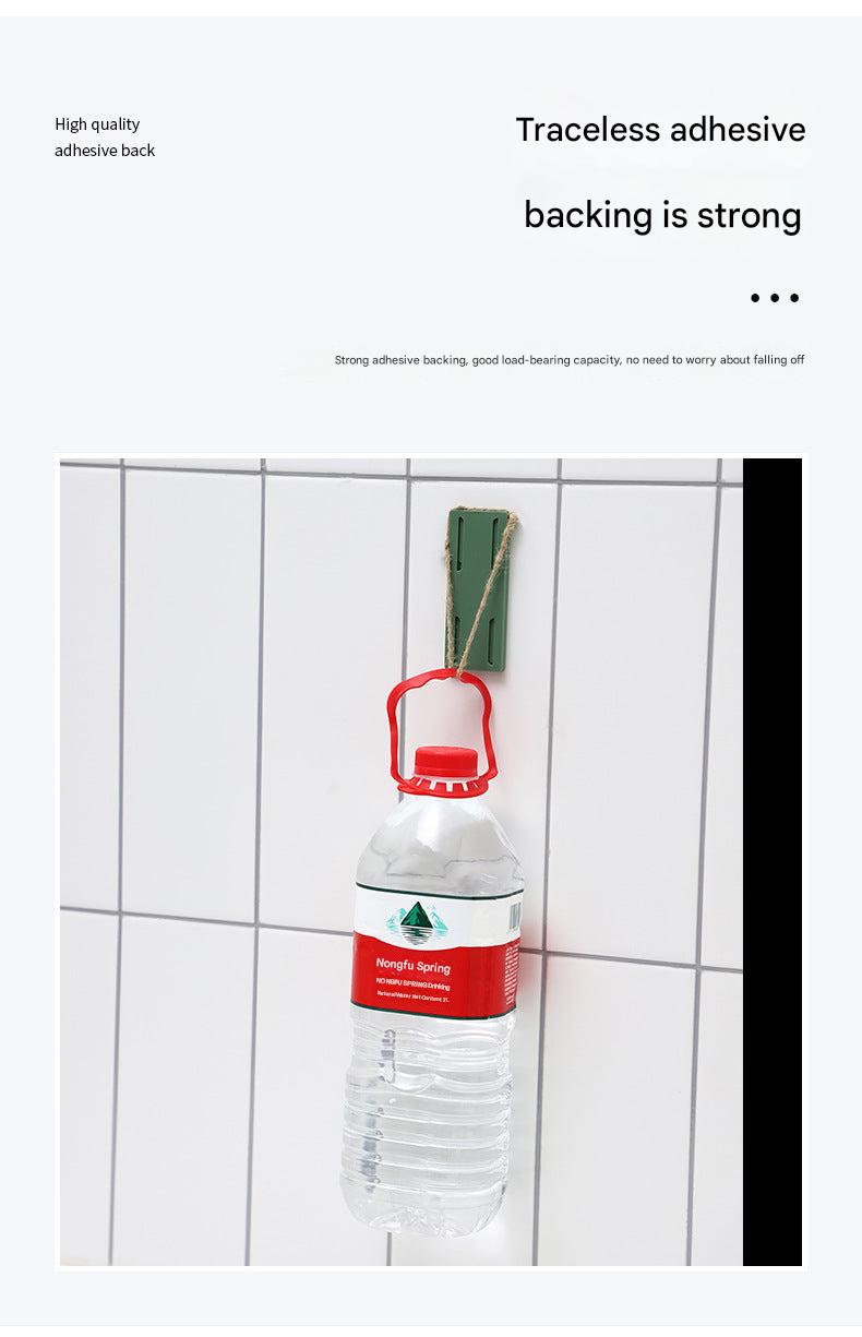 white power strip holder in use without screws