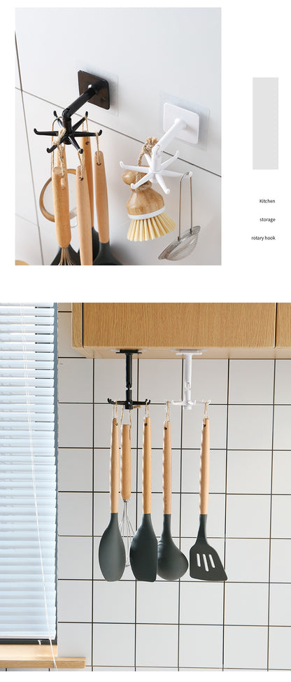 Multi-functional hook in bathroom use