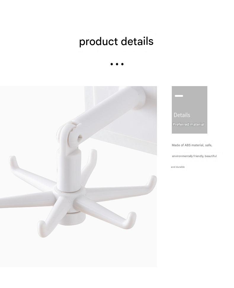 Bathroom hook holding accessories