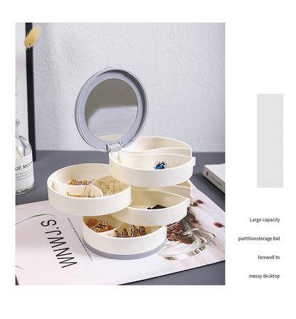 blue tiered earring organizer