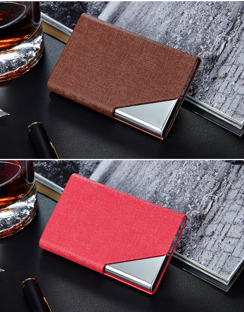 Elegant business card holder in black