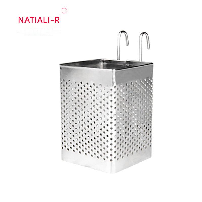 Stylish stainless holder with utensils image 5