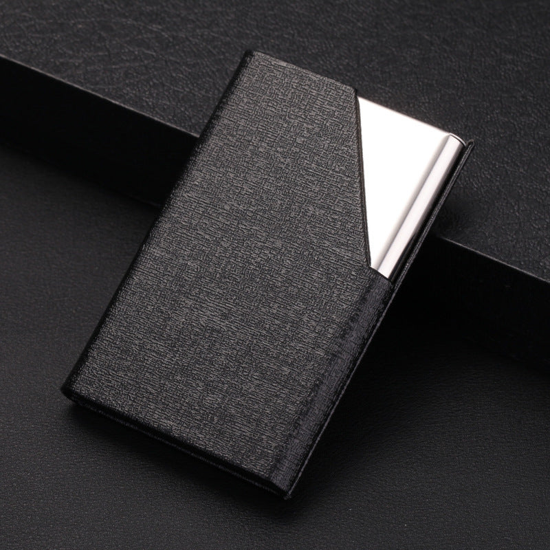 Business card holder with logo customization