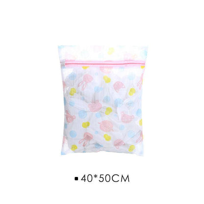 Durable cartoon print laundry bag 4