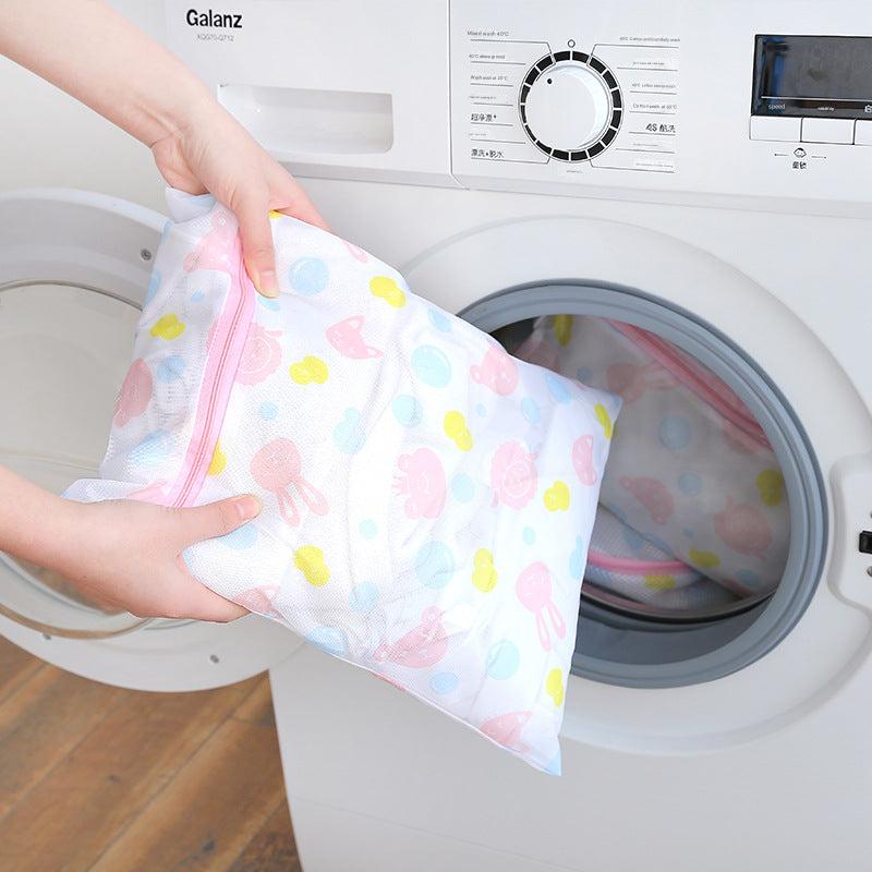 Durable cartoon print laundry bag 10