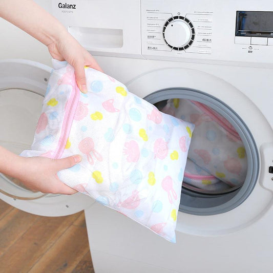Durable cartoon print laundry bag 10